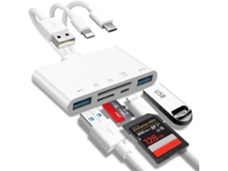 Lurelia Hub Usb-c 5 Em 1, Sd/tf, Até 100 Mb/s