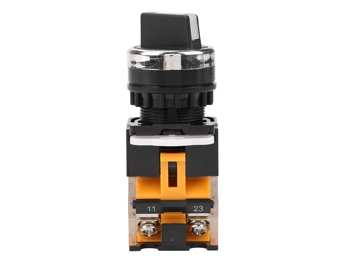 Interruptor Rotativo Seletor 3 Posições Autobloqueio La38-20x3 Mantido