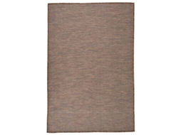 Vidaxl Tapete De Tecido Plano P/ Exterior 120x170 Cm Castanho