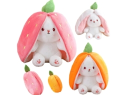 Lurelia Pacote Com 2 De Coelho De Fofinhos Em Peluche Animal, 18cm, Macio Para Coleção