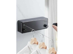 Varal Retrátil Lurelia, Anti-corrosão, Para Interior, De Parede, Para Varanda, De Aço Inoxidável, De Alumínio, 2 Metros