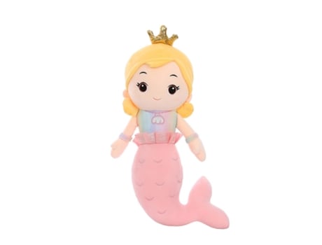 Peluche HXDZFX Sereia Luz Rosa 70 Cm