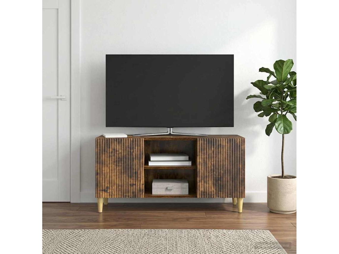 Vidaxl Gabinete Para Tv Carvalho Fumado 102 X 34,5 X 50 Cm