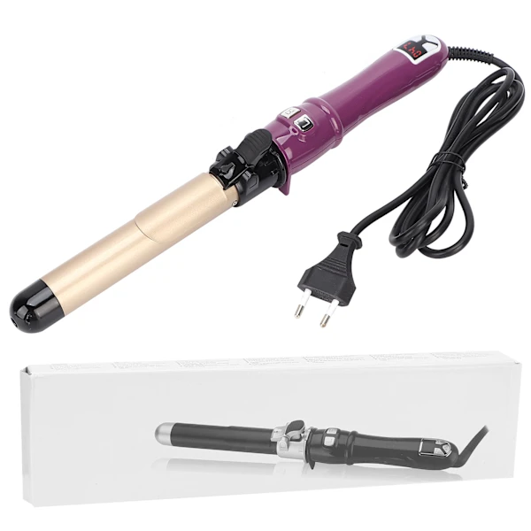 Modelador De Cabelo Automático 28 Mm, Roxo, Ajuste Temperatura, Ferro Ondular Profissional 110-240v 0,1-aquaforge