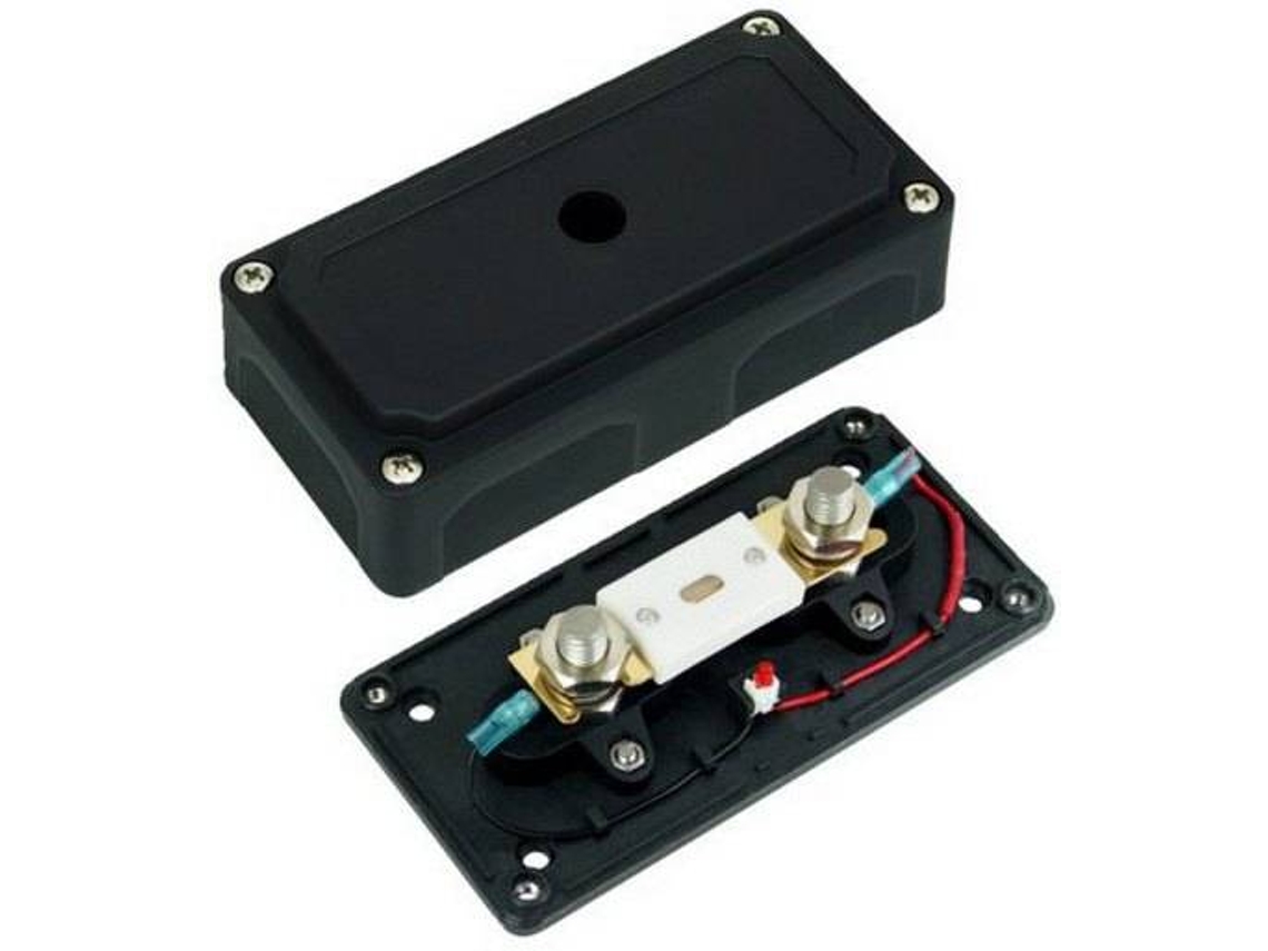 Conexão Elétrica TALAMEx Porta-Fusível Anl Heavy Duty Preto