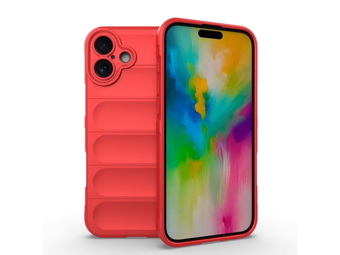 Capa Magic Shield Para Iphone 16 Plus - Tpu Com Forro Aveludado E Proteção Anti-quedas