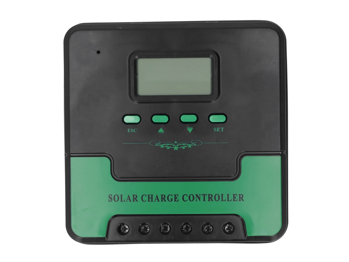 Controlador de Carga Solar Mppt 12V 24V Automático 30A com Display LCD e Proteção Completa