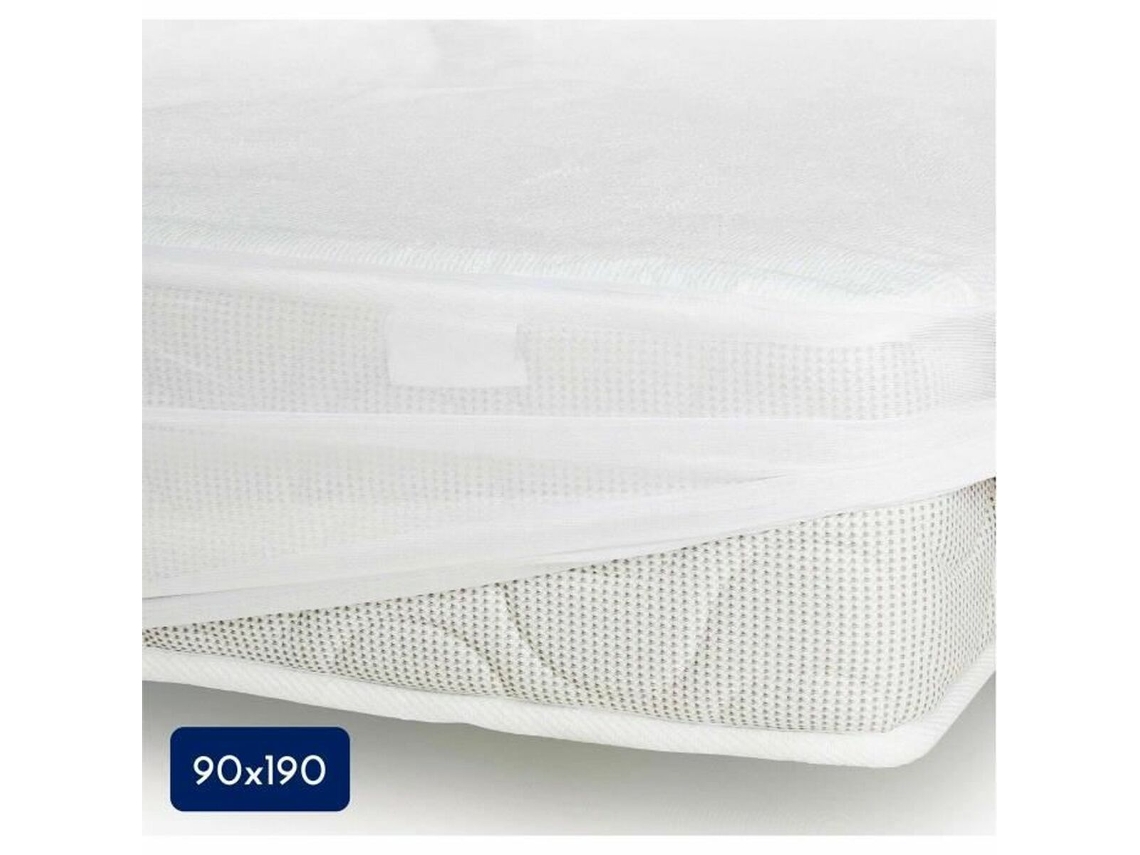 Protetor de colchão LOVELY HOME Branco 190 x 90 cm