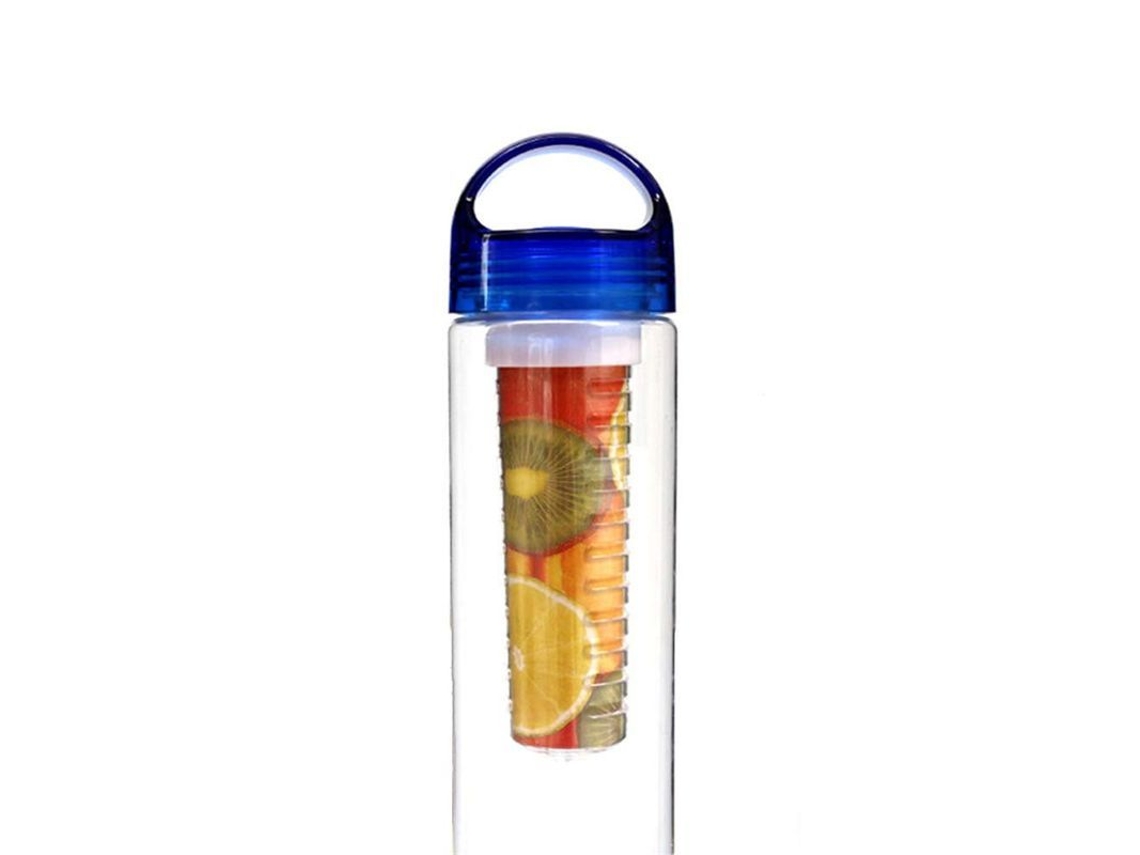 2026 botella de Água de Vidro Linjou 700ml Azul Flask Deportivo Antiderrame Seguro para Ginásio Yoga Senderismo