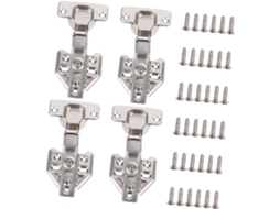 Conjunto De 4 Dobradiças Hidráulicas Em Aço Inoxidável Para Portas
