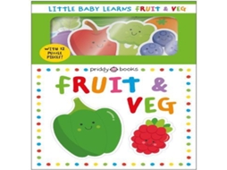 Livro Little Baby Learns Fruit Veg With 12 puzzle pieces! de Priddy Books (Inglês)