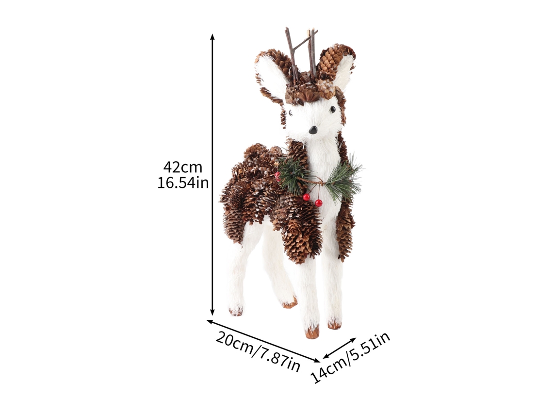 Christmas Deer Decorative Ornament (cute, Exquisite Simulation) Eoocoo