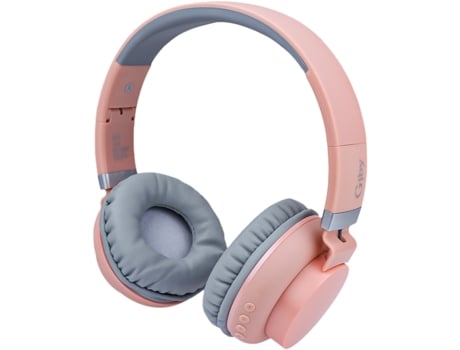 Auscultadores Bluetooth GJBY Ca-027 (Rosa)