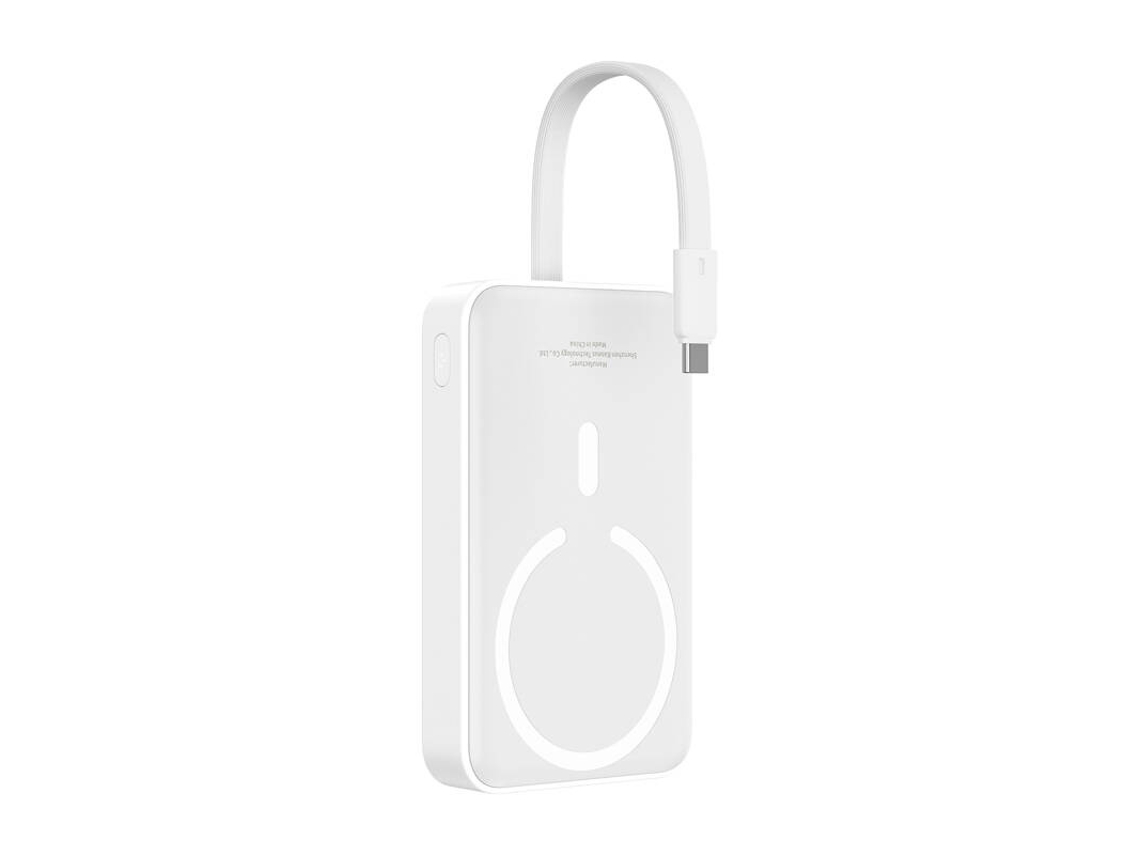 Baseus Powerbank 10000mah 30w Para Iphone 12 13 14 15 Carregamento Sem Fio