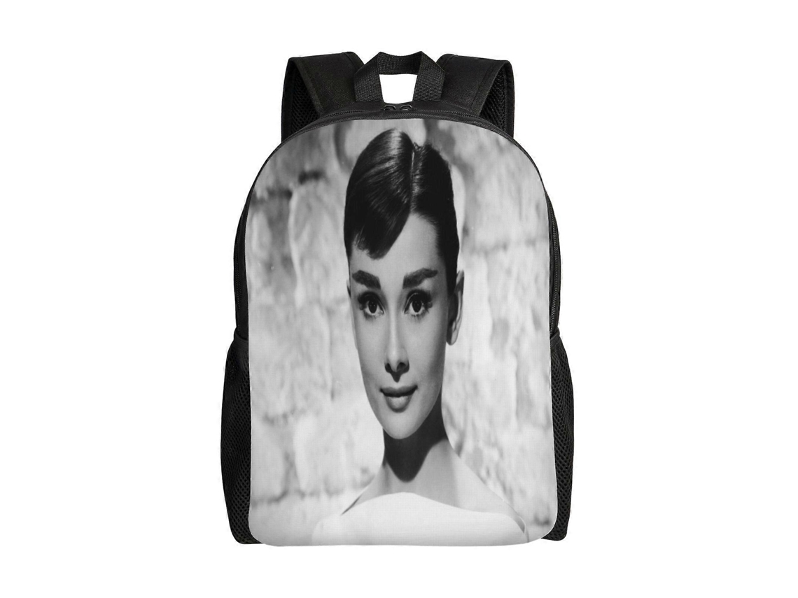 Mochila Audrey Hepburn Para Estudantes, Durável E Leve, À Prova Dágua E Com Alças Respiráveis. K73 Olysi Shop