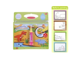 Ats libro de Dibujo Con Agua Y Lápiz para Niños Juguete Educativo de Pintura Regalo Dinosaurio