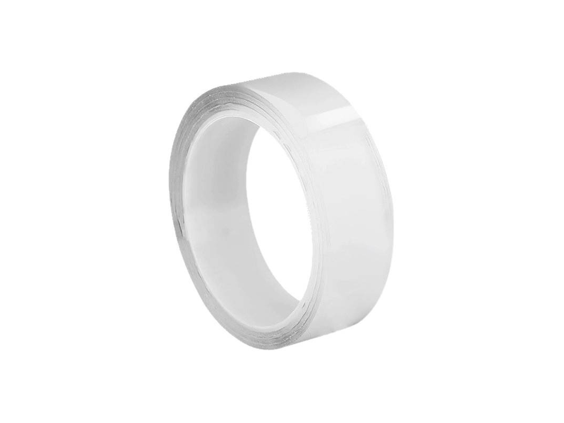 Fita Adesiva Dupla Face Transparente Reutilizável Fita Nano Magic 5m*