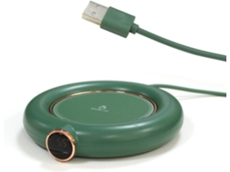 Lurelia Aquecedor De Biberões Usb Portátil 55°c 3 Temperaturas Desligamento Automático Para Café Chá