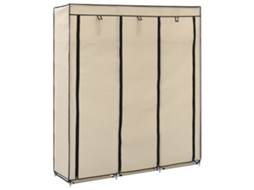 Conjunto 1 Wardrobe, Wardrobes Vidaxl Creme Tecido (n/a)