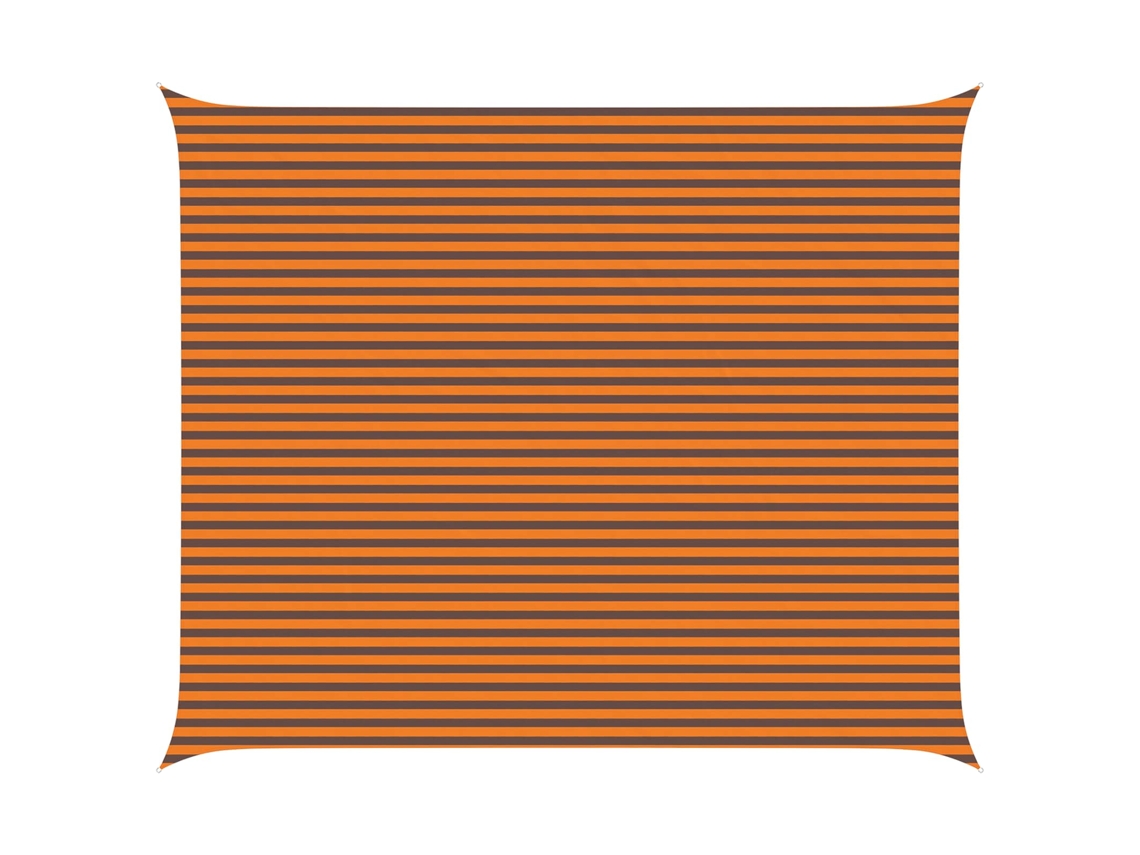 Conjunto 1 Sombra Externa Vidaxl Laranja Poliéster (6 X 5 M)
