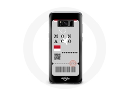 Capa para Samsung Galaxy S8 bilhete de avião Mônaco