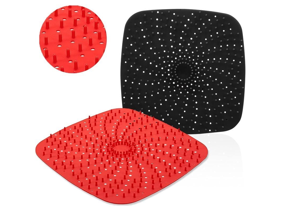 Tapetes de Silicone Nova Line, reutilizáveis, pontos elevados, antiaderente, 2 tamanhos | S/MARCA