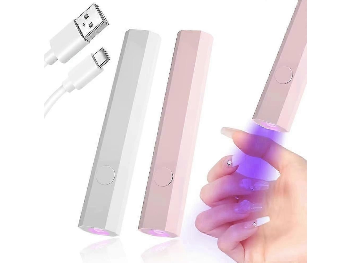 Mini Lâmpada de Unha Uv para Unhas Gel Luz Portátil Led Nail Lamp Secador Curar U Nhas Polonês GOKOCO
