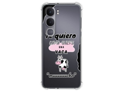Capa Tumundosmartphone De Silicone À Prova De Choque Para Vivo Y31 5g / Y21d Com Estampa De Vaca Em Desenho Animado