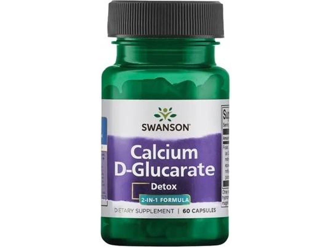 Suplemento Alimentar SWANSON Ultra Cálcio D-Glucarato (60 cápsulas de 250mg)