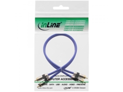 Inline 4043718018178 Cabo de Áudio 2 M 2 X Rca Azul