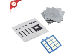 10 peças sacos de pó para s-bag e 2 peças filtro hepa4 peças filtro de algodão do motor para philips electrolux fc9064 fc9104 fc9050 fc9056