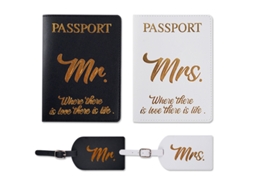 Conjunto De Etiquetas Para Bagagem E Viagem