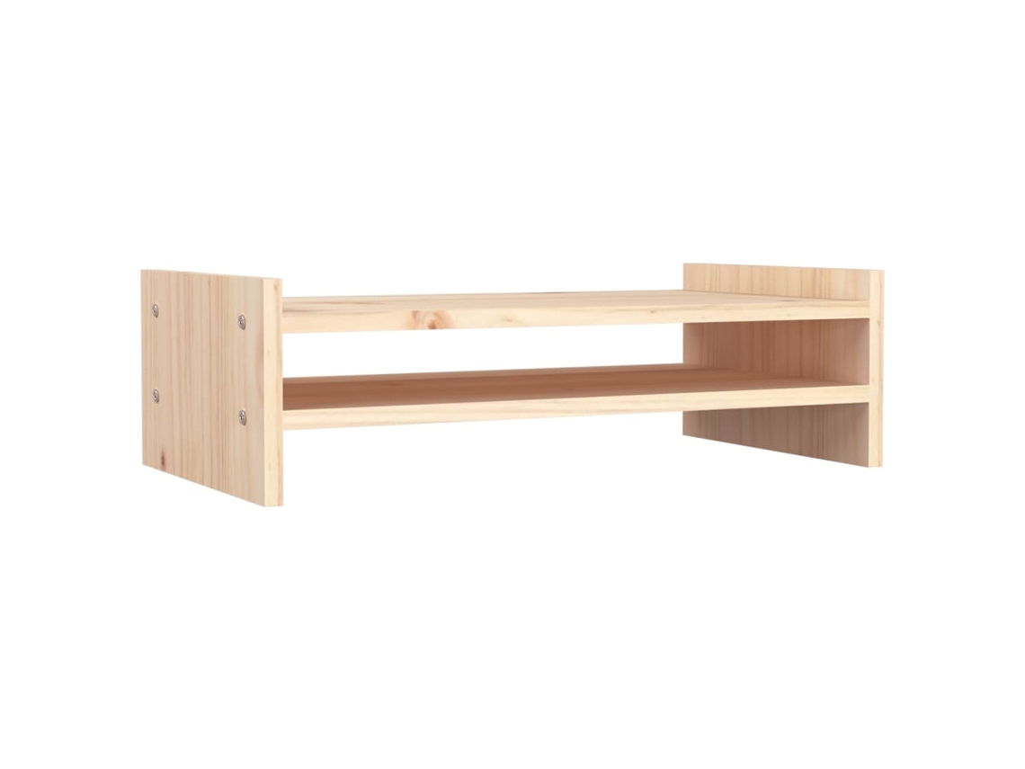 Suporte para Monitor VIDAXL 50x27x15 cm madeira de pinho maciça