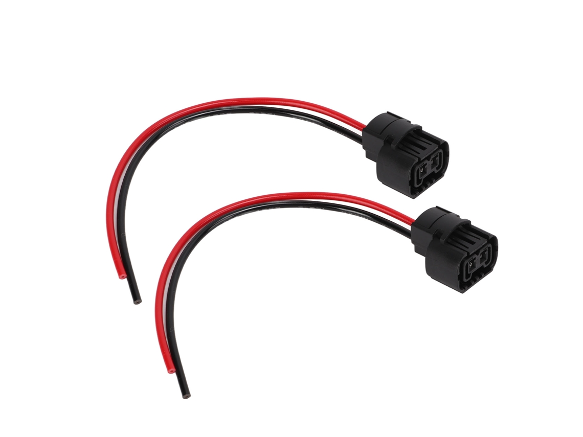 Harness de Farol Tk 306 Conector Fêmea H16 Plástico com Base de Lâmpada Fiação 12v 10a para Carros S/MARCA