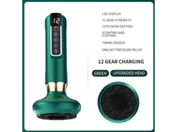 Massageador De Gordura Corporal Portátil Com Ventosas Anticelulite, Ajustável Em 12 Níveis, Para Barriga E Coxas Aquaforge (verde)