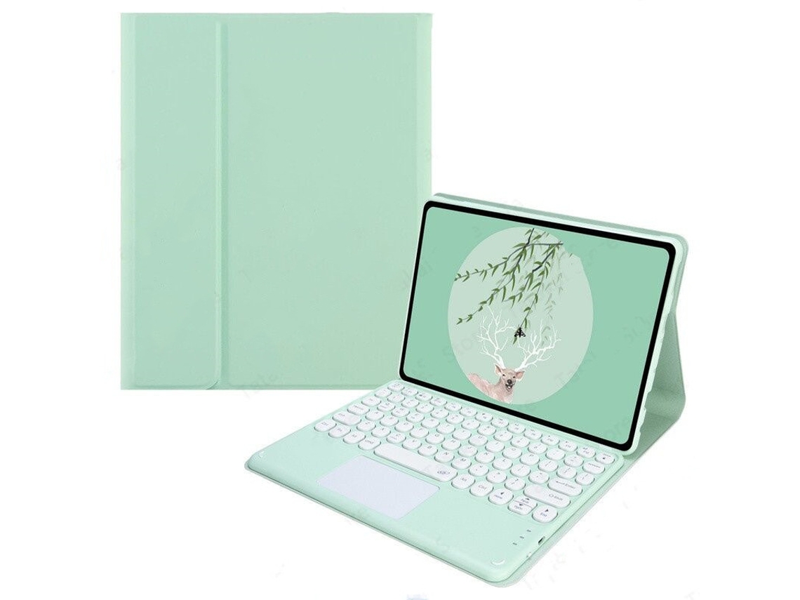 Capa Teclado Para Xiaomi Poco Pad X1 11,2 Polegadas ,com Teclado Touch Bluetooth (verde Claro) Cuich (2025)