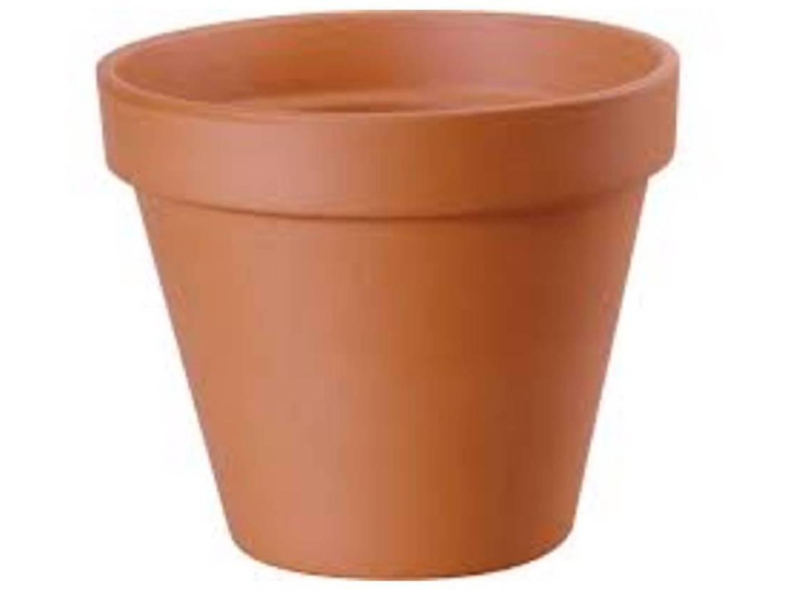 Vaso Redondo Barro 12cm Terracota emb. 1 un