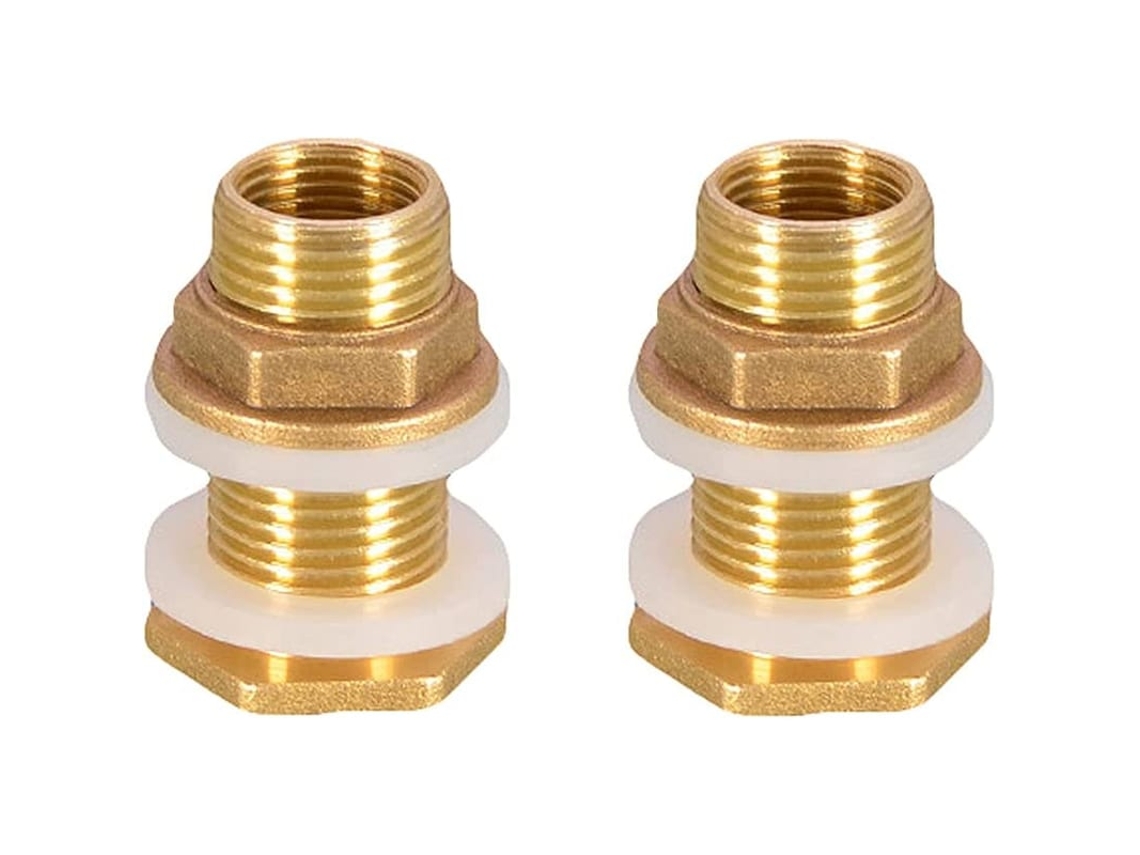 Conectores De Água De Latão 4,2cm 1/2" Para Torneiras/barris De Água/reservatórios De Água Da Chuva