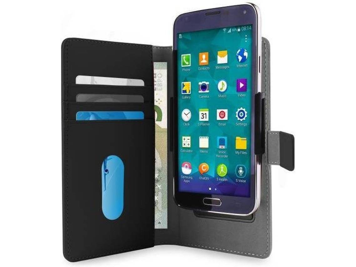 Capa PURO Wallet Universal até 5.1'' Preto