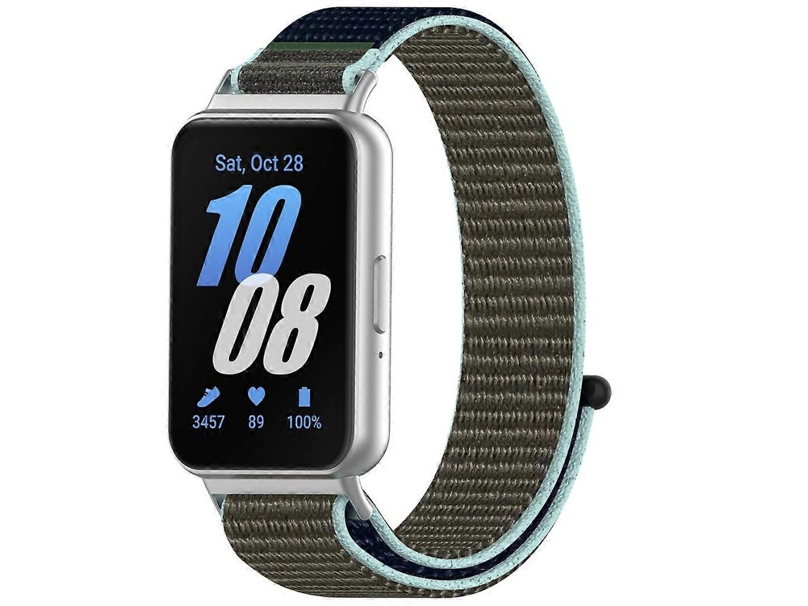 Pulseira De Nylon Com Fecho De Velcro Para Samsung Galaxy Fit 3