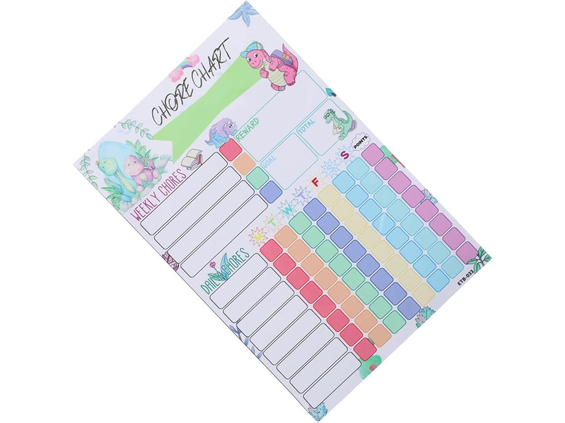 Quadro De Recompensas Decorativo Para Tarefas Domésticas - Quadro Magnético De Comportamento