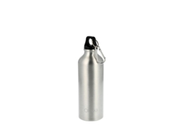 Garrafa de Água Em Alumínio Com Mosquetão. Fechamento Hermético 500 Ml. ORYX