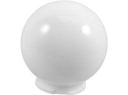 Globo Redondo De Acrílico Branco À Prova D'água Para Iluminação Externa, Diâmetro De Substituição De 150 Mm, Uso