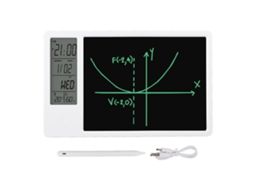 Calendário Eletrônico Com Tabela Lcd Apagável E Relógio Digital