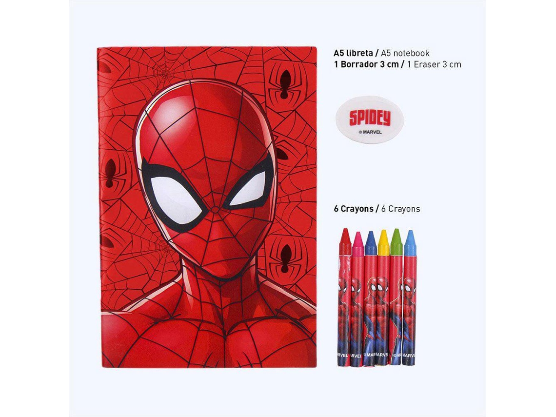 CERDA Conjunto de Papelaria Blister Spiderman