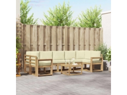 Vidaxl Conjunto De Sofás Para Exterior 6 Pcs