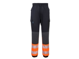 Jogger De Alta Visibilidade Pw33 Flexi - Segurança E Conforto Preto Laranja / S
