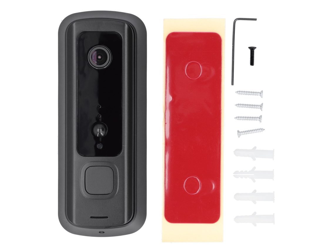 Campainha De Vídeo H3 Mini (720p Hd, Baixo Consumo De Energia, À Prova D'água)
