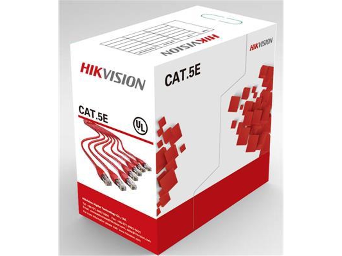 Hikvision Digital Technology Ds-1Ln5E-S Cabo de Rede Multicor 305 M Cat5E U/Utp Utp