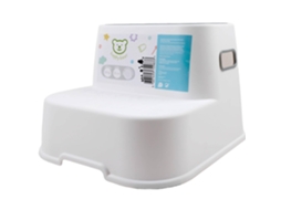 Degrau Infantil Antiderrapante Branco HAPPY BEAR